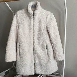 Loft Sherpa Dress Coat